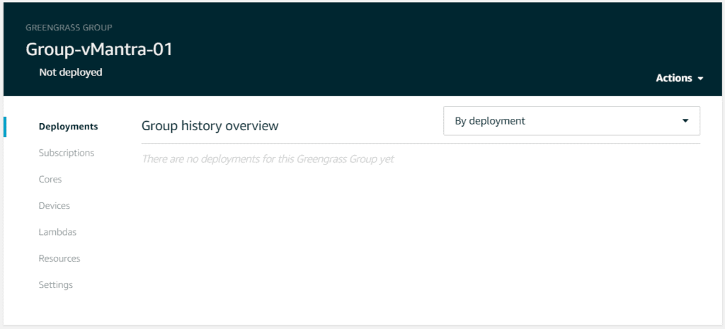 AWS Group Created