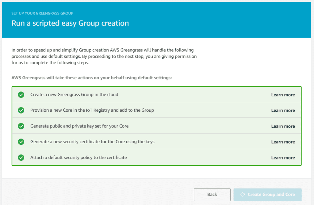 AWS Greengrass on VMware vSphere Installation Progress