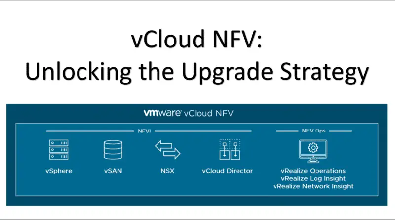 vCloud NFV - Unlocking the Upgrade Strategy