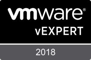 vExpert 2018 badge